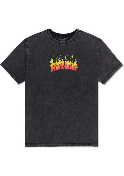 Korkutucu Sevimli T-Shirt | %100 Pamuk, Siyah, Doğru Beden Uyumlu