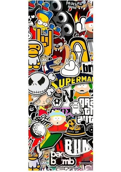 Supreme Baskılı Araç Kapı Direk Kaplama Folyo Sticker 2'li (Sağ&sol) fiyatları