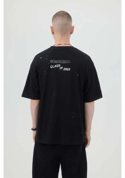 Domrebel Todd T-Shirt: 200GSM Pamuklu, Özgün Baskılı ve Rahat Kesim Tişört fırsatları