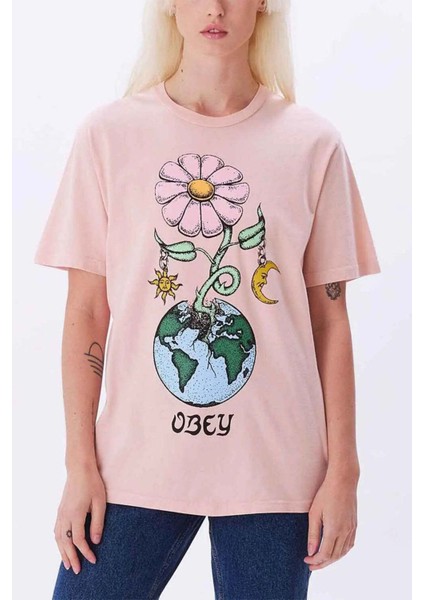 100% Pamuklu Earth Taking Back T-Shirt | Pigment Choice Box T-Shirt
