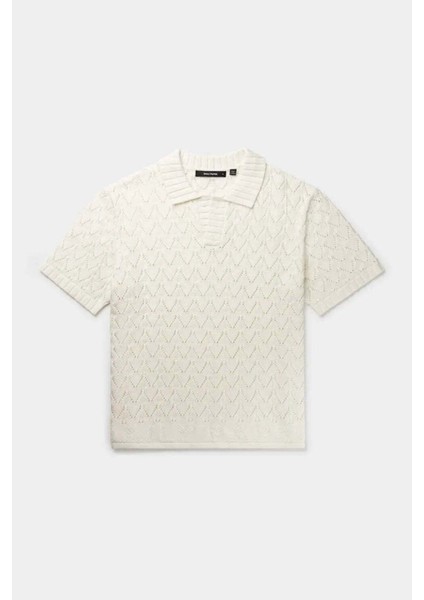 Yinka Relaxed Knit Polo - Yumuşak Ajour Kumaş, Şık Tasarım ve Rahat Kesim