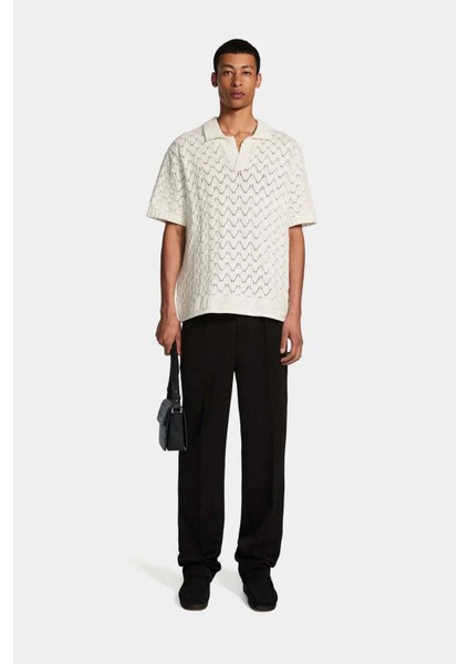 Yinka Relaxed Knit Polo - Yumuşak Ajour Kumaş, Şık Tasarım ve Rahat Kesim modelleri