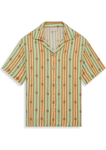 La Chemise Bijoux Erkekler Için Hafif Yeşil Kısa Kollu Gömlek