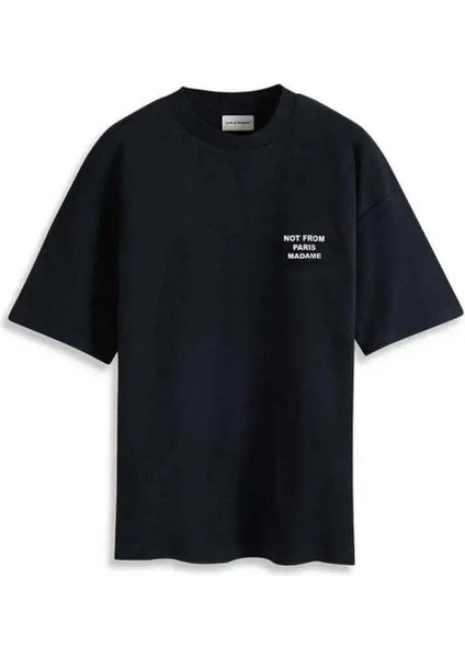Erkekler Için Le T-Shirt - 100% Pamuk, Sloganlı ve Rahat Kesim