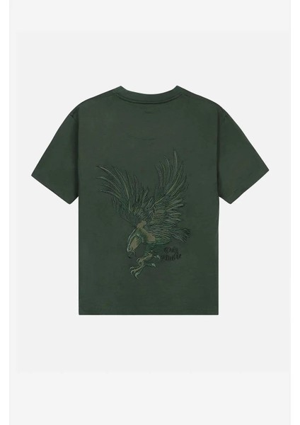 Organik Pamuklu Yeşil Green Hawk T-Shirt | Erkekler Için Rahat Kesim
