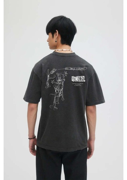 Domrebel Teddy Bear Baskılı Relaxed Fit Comic Ya T-Shirt | Rahat Kesim, Yüksek Kalite fiyatları