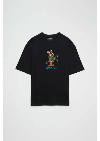 Domrebel 200GSM Pamuk Cash T-Shirt - Özgün Sanat Baskılı Rahat Fit Tasarım
