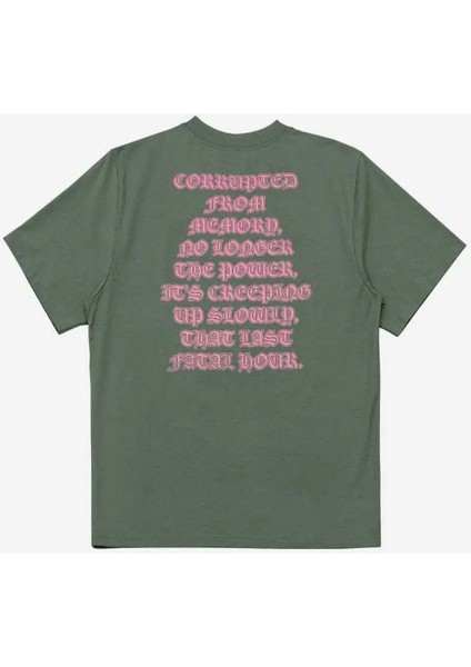 Yüzde 100 Pamuk, Açık Yeşil T-Shirt Corruption - Kolay Bakım ve Doğru Kalıp fiyatları