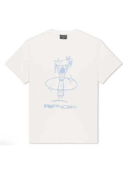 Saturn T-Shirt For Men - %100 Pamuk, Off White Renk Seçenekleri ile