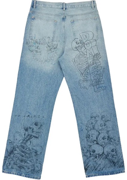 Erkekler Için Bones Bootcut Jeans - El Yapımı Kanada Üretimi ve Orijinal Sanat Tasarımlı fiyatları