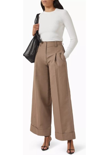 Compact Ribbed Üst Siyah, Slim Fit, Katlanabilir Formda Ince Triko fiyatları