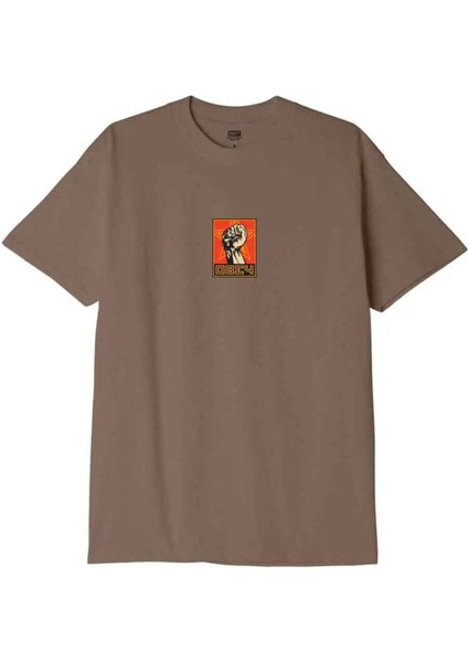 %100 Pamuklu Fist T-Shirt - Klasik Kesim, Rahat Tişört