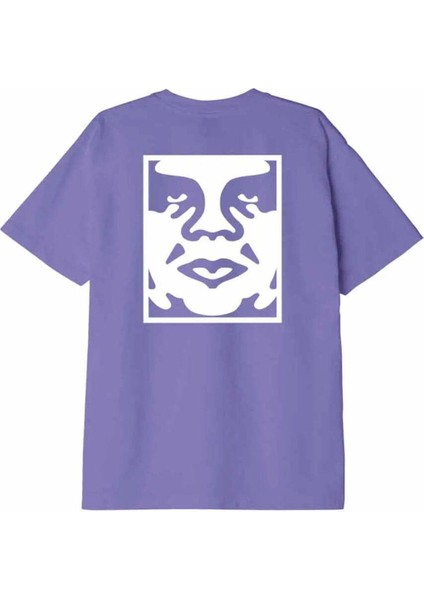 Erkekler Için Obey Bold Icon Ağı Ağırlıklı Tişört - %100 Pamuk, Farklı Renk Seçenekleriyle modelleri