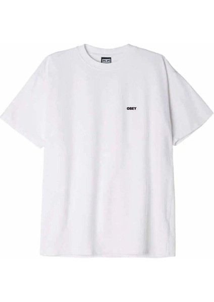 Erkekler Için Obey Bold Icon Ağı Ağırlıklı Tişört - %100 Pamuk, Farklı Renk Seçenekleriyle