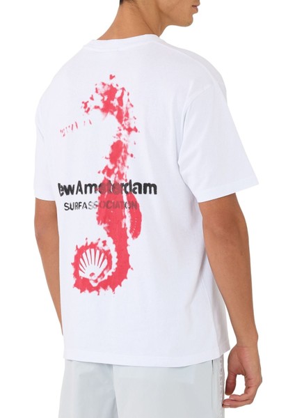 Erkek Denizatı Baskılı Tişört Regular Fit S-Xl modelleri