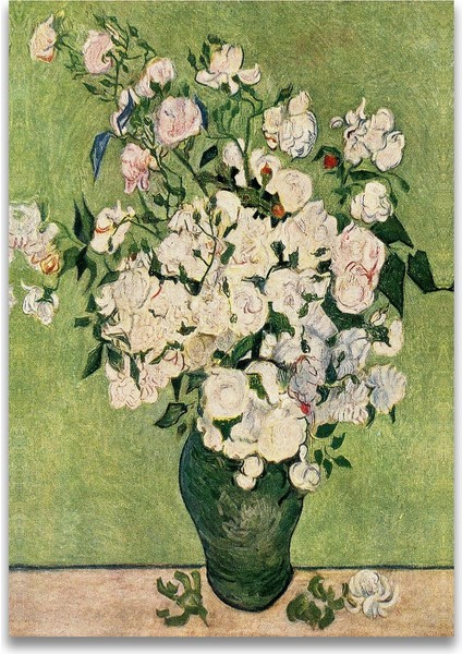 Roses (1890) By Vincent Van Gogh Kanvas Tablo indirimleri