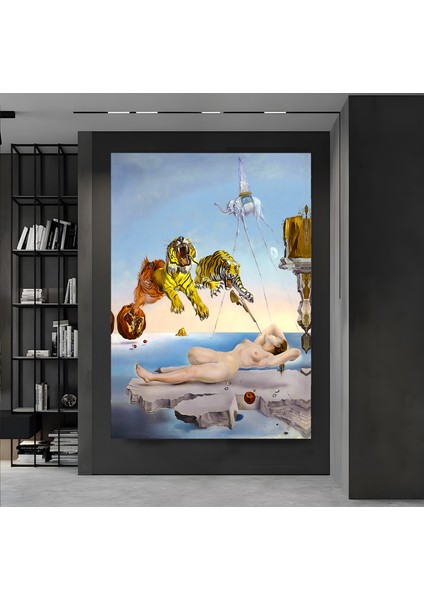 Salvador Dali Uçuşun Neden Olduğu Rüya Kanvas Tablo fiyatları