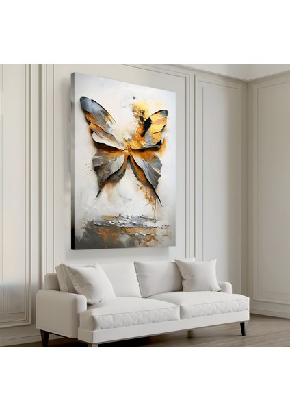 Gold Kelebek Kanvas Tablo fırsatları