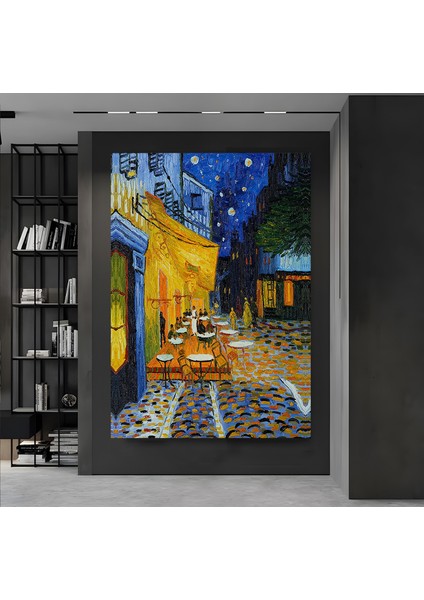 Vincent Van Gogh - Cafe Terrace At Night Teras Kafe Kanvas Tablo modelleri