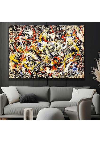 Soyut Desen Kanvas Tablo