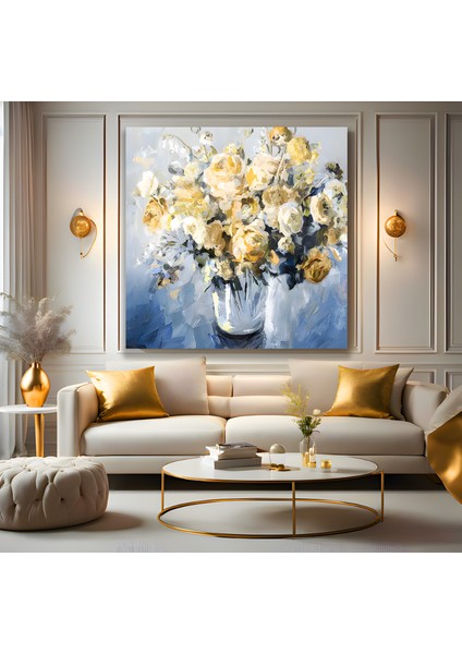 Vazodaki Çiçek Kanvas Tablo