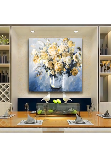 Vazodaki Çiçek Kanvas Tablo fiyatları