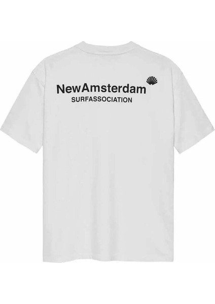 New Amsterdam Logo T-Shirt - Rahat Kesim Unisex Pamuklu Tişört (220 Gsm) fiyatları