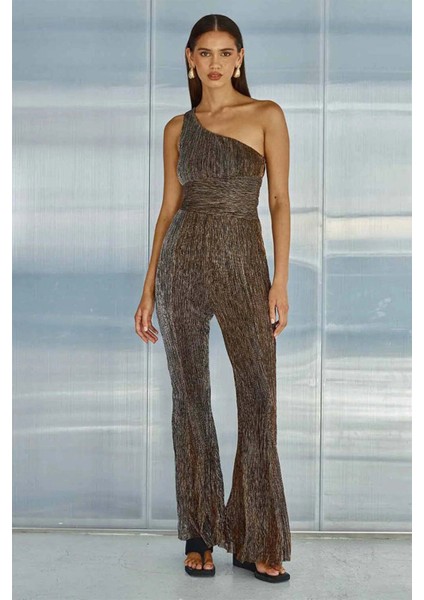 Divinity Jumpsuit - Tam Boy, Asimetrik Yaka ve Esnek Tasarım ile Şıklığı Yakalayın