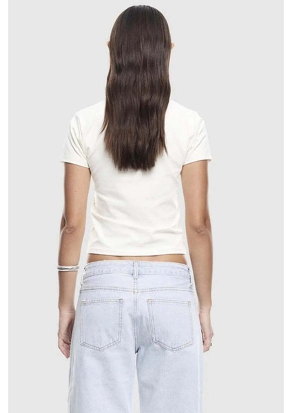 Kadınlar Için Bisou T-Shirt - Konforlu ve Şık Ivory Renk modelleri