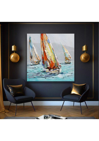 Yelkenliler Kanvas Tablo modelleri