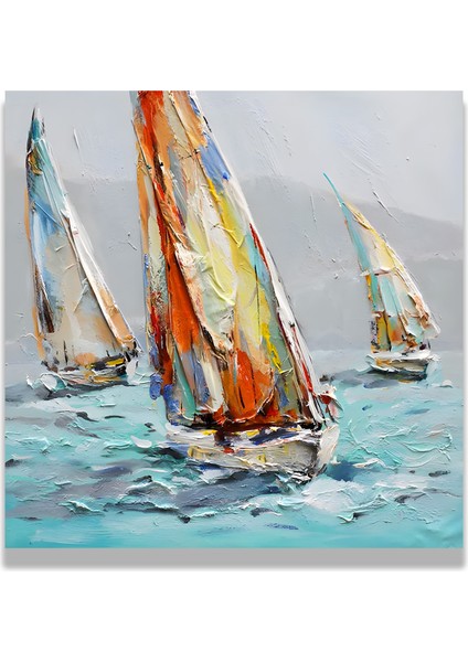 Yelkenliler Kanvas Tablo indirimleri