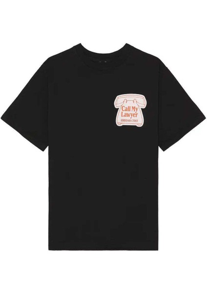 Call My Lawyer Magnet T-Shirt - Hafif Siyah Erkek Tişört fiyatları