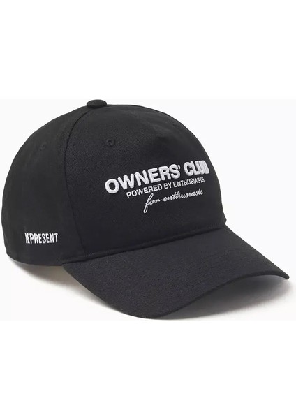 Represent Owners Club Siyah Kent Şapkası - %100 Pamuklu, Şık ve Rahat