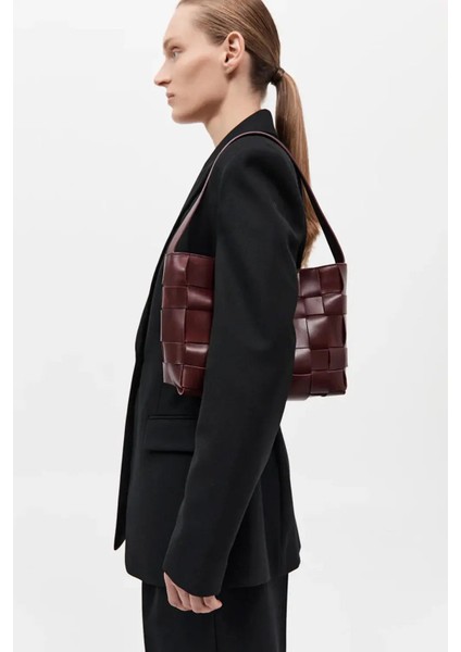 kadınlar Için 100% Deri Woven Mini Tote Çanta - Eşsiz Şıklık ve Kalite fiyatları