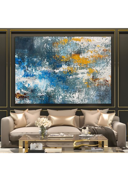 Soyut Desen Kanvas Tablo