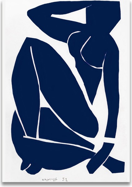 Nu Bleu Iıı - 1952 Henri Matisse Kanvas Tablo indirimleri