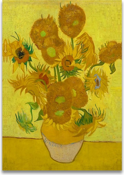 Sunflowers Vincent Van Gogh Kanvas Tablo indirimleri