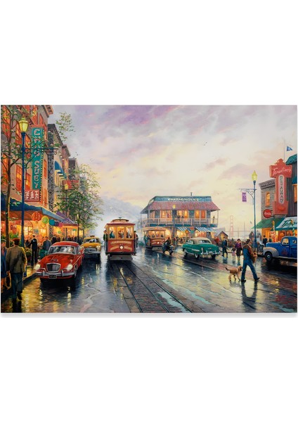 LED Işıklı Uzaktan Kumandalı Tramvay Kanvas Tablo indirimleri