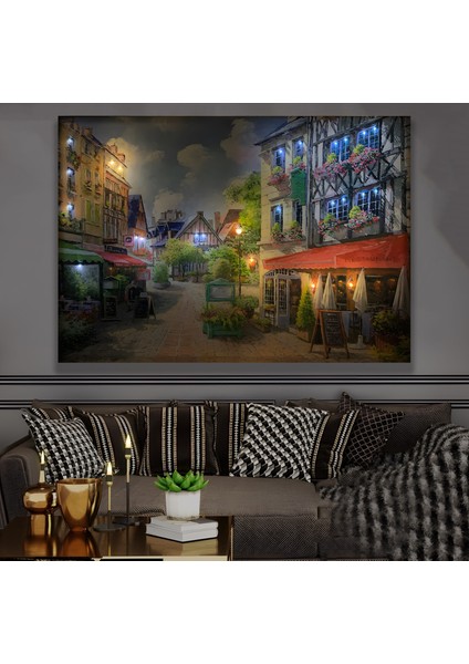 LED Işıklı Uzaktan Kumandalı Tarihi Ev Kanvas Tablo fırsatları