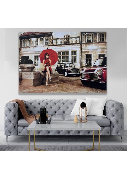 LED Işıklı Uzaktan Kumandalı Tarihi Ev Kanvas Tablo modelleri