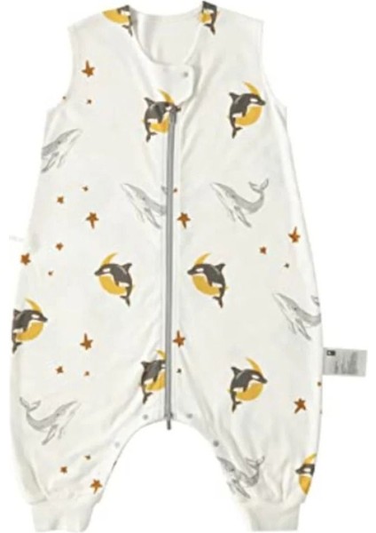 Golden Dolphin L Beden Bebek Uyku Tulumu, Nefes Alabilir, Fermuarlı