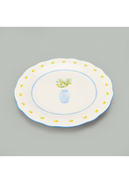 Renkli Porselen Pasta Tabağı, 20 Cm, Şık ve Dayanıklı, Mutfak Dekoru Için Ideal fırsatları
