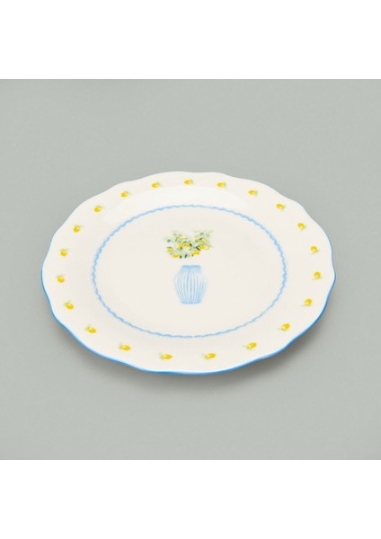 Renkli Porselen Pasta Tabağı, 20 Cm, Şık ve Dayanıklı, Mutfak Dekoru Için Ideal indirimleri