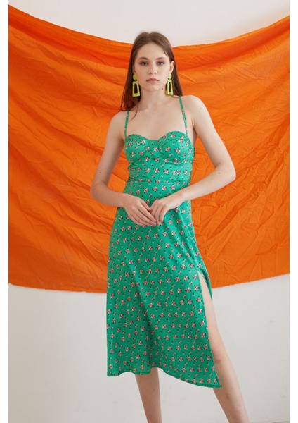 Saten Elbise-Yeşil modelleri