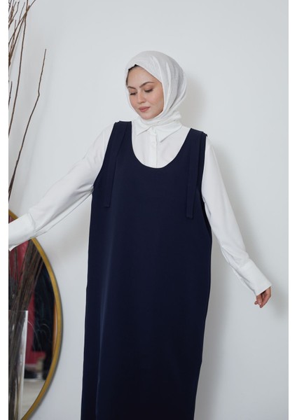 Omuz Detaylı Jile-Lacivert modelleri