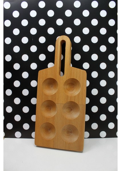 6'lı Ahşap Elips Saplı Yumurtalık, %100 Kayın Ağacı, Şık ve Doğal Tasarım fırsatları