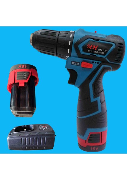Tam Profesyonel GRW16 Kömürsüz Motor 16V Şarjlı Matkap fiyatları