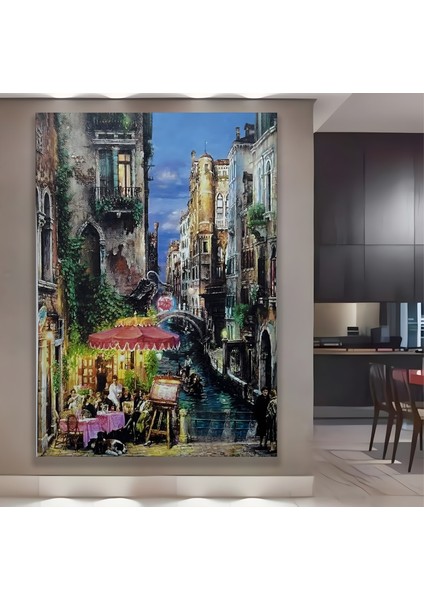 LED Işıklı Uzaktan Kumandalı Tarihi Ev Kanvas Tablo fırsatları