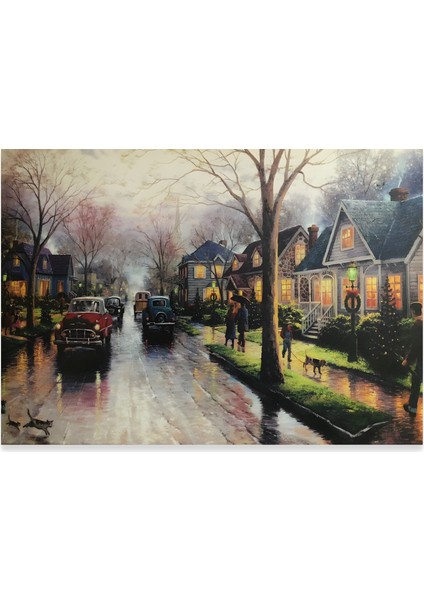 LED Işıklı Uzaktan Kumandalı Tarihi Ev Kanvas Tablo indirimleri