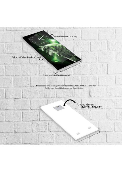 Saatli Neon Kurt Cam Tablo fırsatları